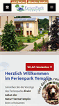 Mobile Screenshot of ferienpark-templin.de